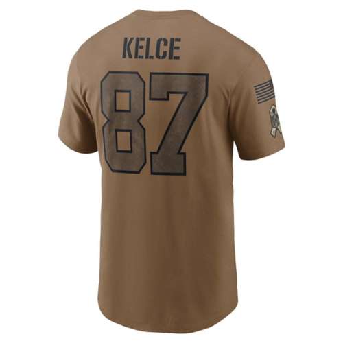 Nike Kansas City Chiefs Travis Kelce #87 Team Name & Number T