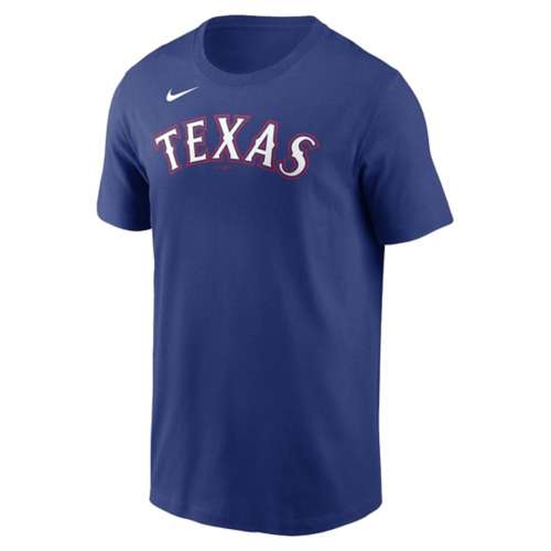 Nike Rangers Baseball Texas Rangers Josh Jung #6 T-Shirt Small Royal