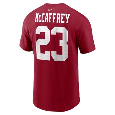 Nike Gun Safe Accessories Christian McCaffrey #23 Name & Number T-Shirt