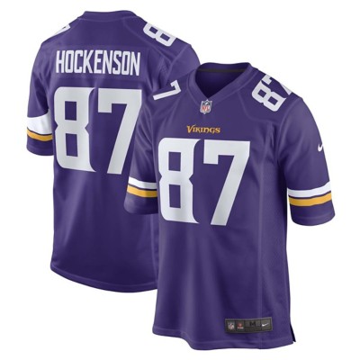 Nike Detroit Lions No88 T.J. Hockenson Gray Youth Stitched NFL Limited Rush Jersey