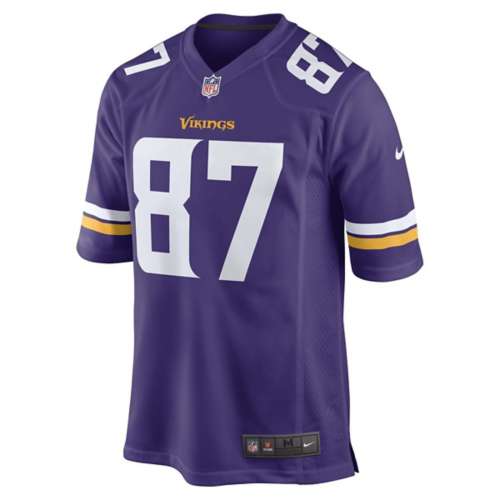 Men's Nike T.j. Hockenson Purple Minnesota Vikings Game Player Jersey Size: Small