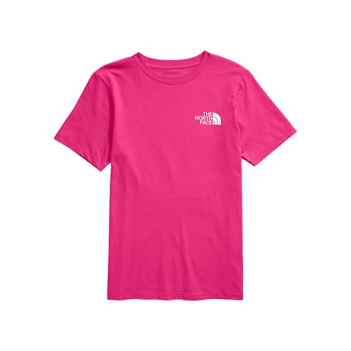 The north face pink t shirt new arrivals