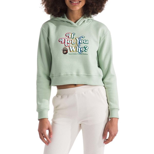 Girls' The North Face Camp Fleece Hoodie Small Misty Sage