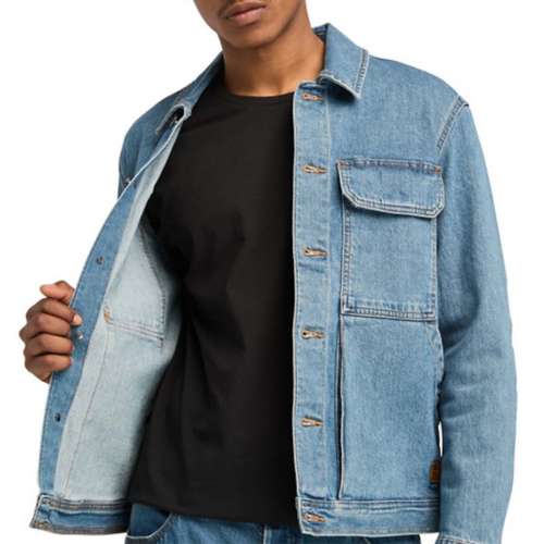 Men's Timberland Refibra Denim Trucker Denim Jacket