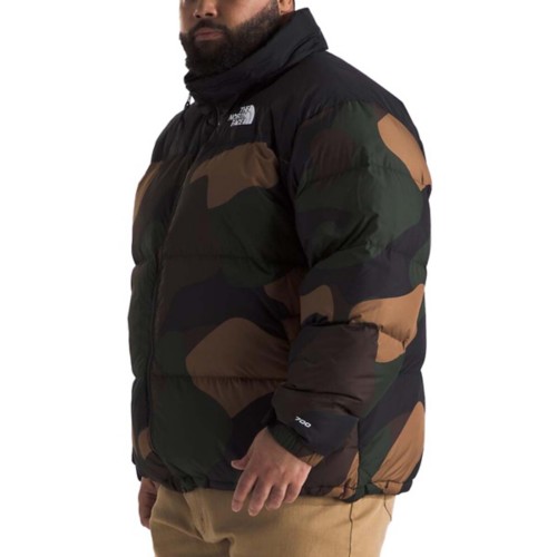 The North Face 1996 Retro Nuptse Big Men s Camo Black Jacket Size 3X Nylon Elastic