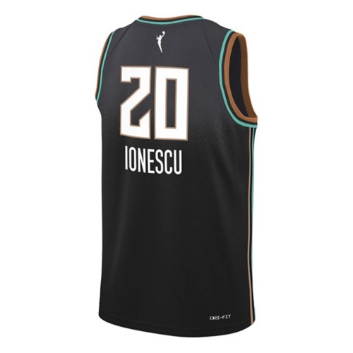 Nike Kids' New York Liberty Sabrina Ionescu #20 Black Jersey