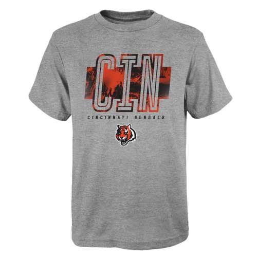 Genuine Stuff Kids' Cincinnati Bengals Abbreviated T-Shirt