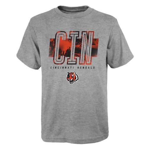 Genuine Stuff Kids' Cincinnati Bengals Abbreviated T-Shirt