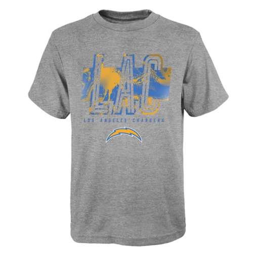 Genuine Stuff Kids' Los Angeles Chargers Abbreviated T-Shirt