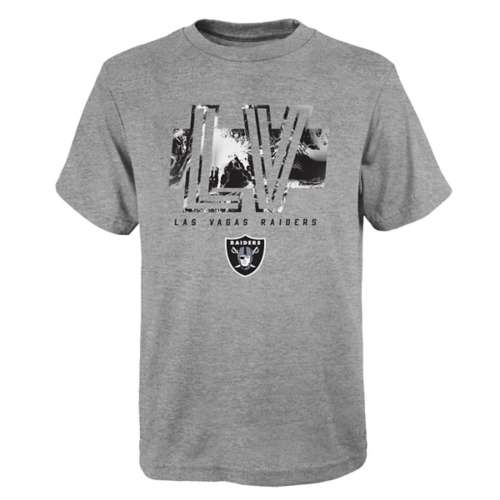 NFL Team Apparel Boys' Carolina Panthers Abbreviated Grey T-Shirt