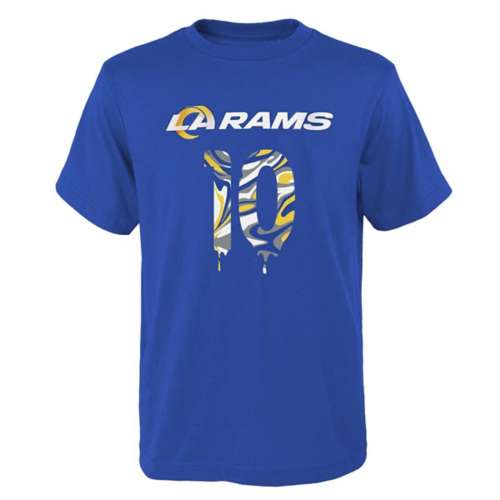 Genuine Stuff Kids' Los Angeles Rams Cooper Kupp #10 Drip Name & Number T-Shirt