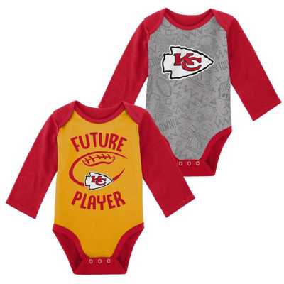 NFL Baby Boys Kansas City Chiefs Jersey Bodysuit - 0-3mo