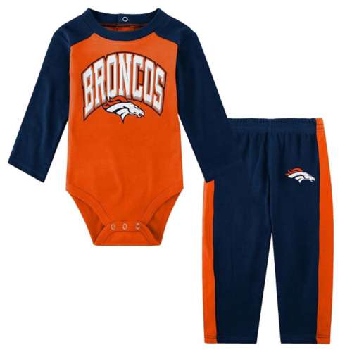 Genuine Stuff Baby Denver Broncos Rookie Onesie Set