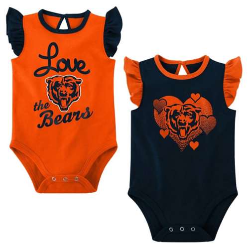 Genuine Stuff Baby Girls' Chicago Bears Spread Love 2 Pack