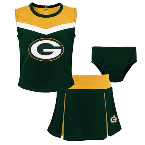 Genuine Stuff Toddler Girls' Green Bay Packers Spirit Cheer Set