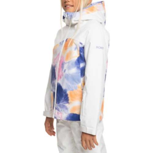 Girls' Roxy Greywood Waterproof Hooded Shell Jacket