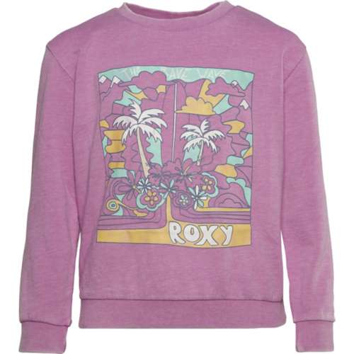 Girls' Roxy Music And Me Crewneck Sweatshirt