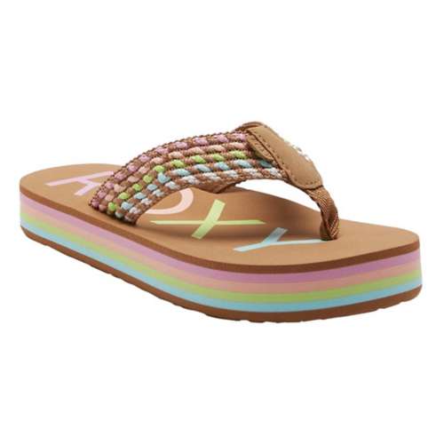 Big Girls' Roxy Chika Hi Flip Flop Platform Sandals