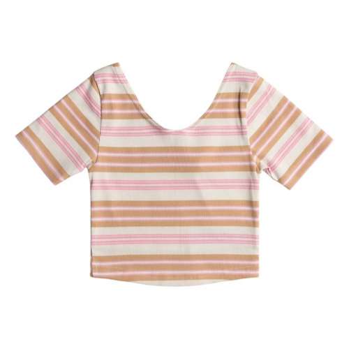 Girls' Roxy Don't You Worry Knit V-Neck Crop Top
