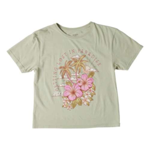 Girls' Roxy Hibiscus Paradise Oversized T-Shirt