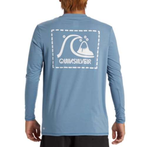 Quiksilver DNA Men's S/S Surf Shirt, Blue Shadow / M