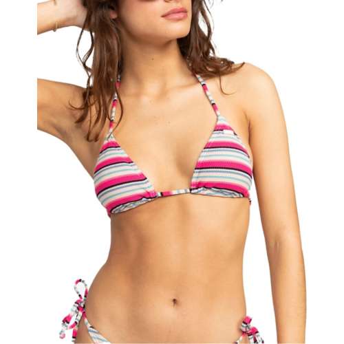 Women's Roxy Paraiso Stripe Triangle Swim Bikini Top