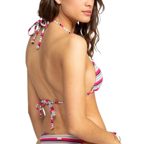 Women's Roxy Paraiso Stripe Triangle Swim Bikini Top
