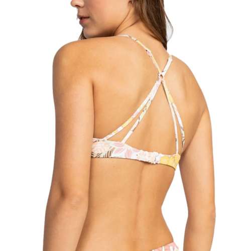 Women's Roxy Playa Paradise Reversible Athletic Triangle Swim Bikini Top
