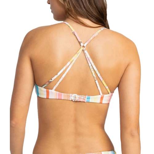 Women's Roxy Playa Paradise Reversible Athletic Triangle Swim Bikini Top