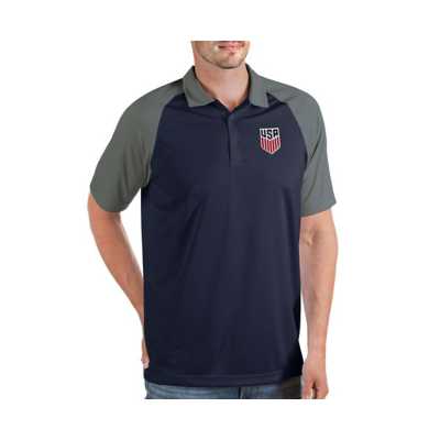 Antigua USA Soccer Affluent Short-Sleeve Polo Shirt - S