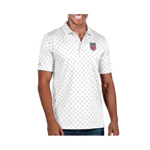 Antigua USA Soccer Spark Polo, Fay Kids TEEN logo-print short-sleeved polo  shirt