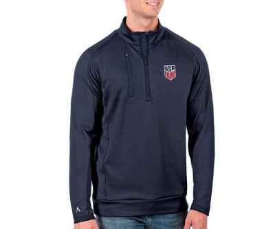 Antigua Men's Cincinnati Bengals Orange Generation Half-Zip