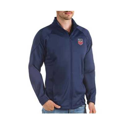 Women's Antigua Navy Dallas Cowboys Links Full-Zip Golf Jacket