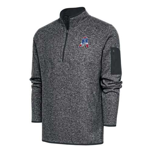 Antigua New England Patriots Classic Fortune Tall Long Sleeve 1/4 Zip