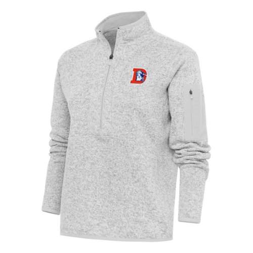 Denver Broncos Antigua Victory Pullover Sweatshirt - White