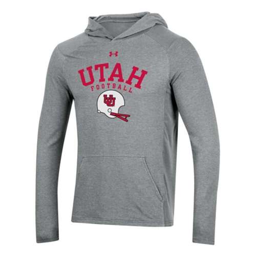 Under Armour Utah Utes Hooded Hitman Long Sleeve T-Shirt