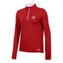 Under Armour Women's Wisconsin Badgers Gameday Daytona Long Sleeve 1/4 Zip