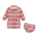 Baby Burlebo Full Zip Convertible Pajamas