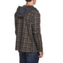 Men's Oak & Rye Flannel Hooded Long Sleeve Button Up Shirt