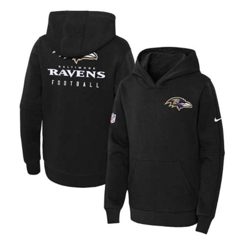 Baltimore Ravens Nike Team Impact Club Fleece Hoodie - Mens