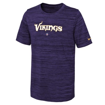 Nike Kids' Minnesota Vikings 2023 Team Velocity T-Shirt