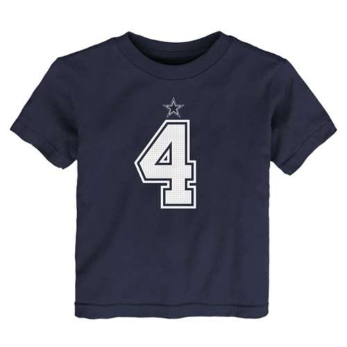 Nike Toddler Dallas Cowboys Dak Prescott #4 Name & Number T-Shirt