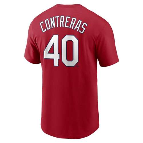 Nike St. Louis Cardinals Willson Contreras #40 Name & Number T