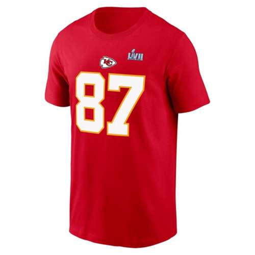 Nike Men's Color Block Team Name (NFL Kansas City Chiefs) T-Shirt Red