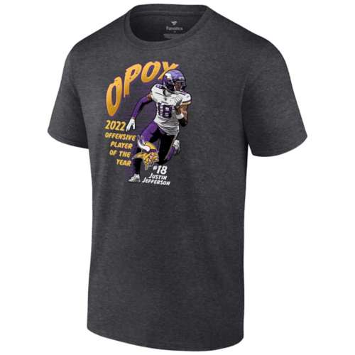 Fanatics Minnesota Vikings Justin Jefferson #18 Offensive Player Of The Year T-Shirt
