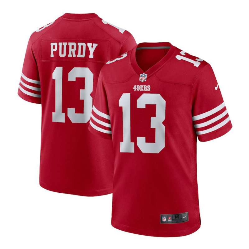 Nike Men's San Francisco 49ers Brock Purdy #13 Red Game Jersey