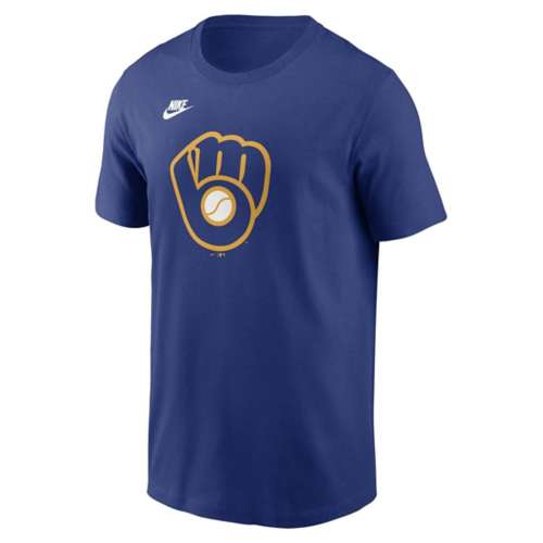 Nike Milwaukee Brewers Cooperstown Team Logo T-Shirt