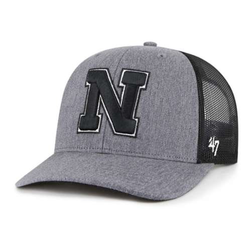 47 Brand Nebraska Cornhuskers Trucker Carbon Adjustable Hat