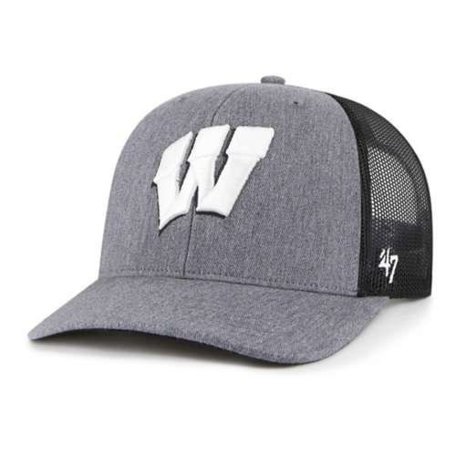 47 Brand Wisconsin Badgers Trucker Carbon Adjustable Hat