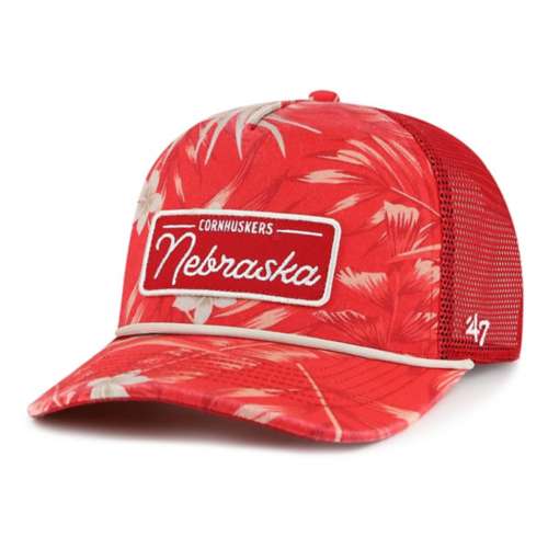 47 Brand Nebraska Cornhuskers Tropicalia Patch Adjustable Hat